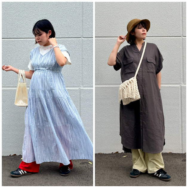 夏でも出来る！！レイヤードコーデ2選