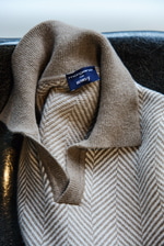 先見せエーダブ〜〈MORGANO〉スキッパーニット〜
