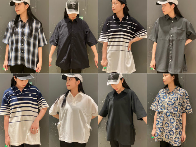 人気シャツ&ポロシャツ【SサイズとLサイズ着比べ】！