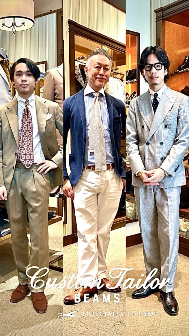 Custom Tailor BEAMS オーダージャケット Custom Tailor BEAMS＞×＜SLOANE＞ 今シーズンのオーダー