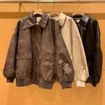 【ロングシーズン使えるレザーブルゾン！】