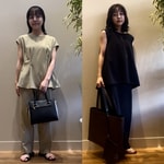 お仕事にもお呼ばれにも♡ 小柄アラサーの上品セットアップ2選