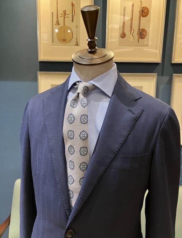 LUIGI BORRELLI＞良いツイル ストライプ シャツのオススメ