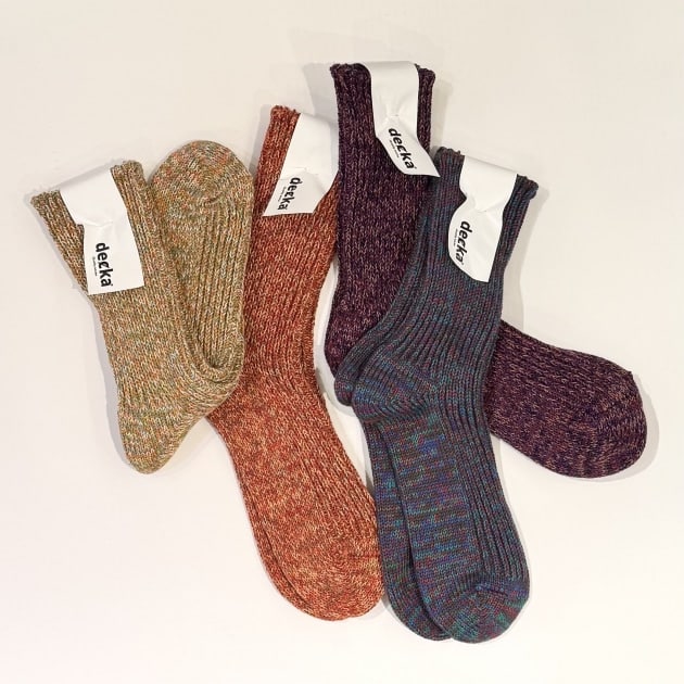 <decka Quality socks>B:MING by BEAMSの完全別注MIX SOX。