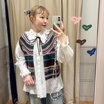 定番ボーダーニット☺︎