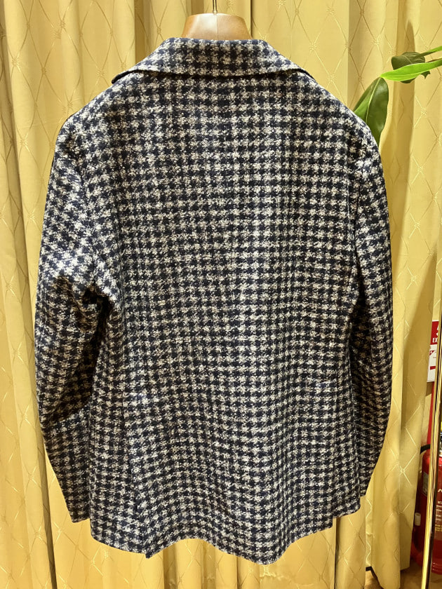 美品 TAGLIATORE Brilla アンコンジャケット 茶系チェック 42 美品 TAGLIATORE Brilla アンコンジャケット 茶系チェック 42