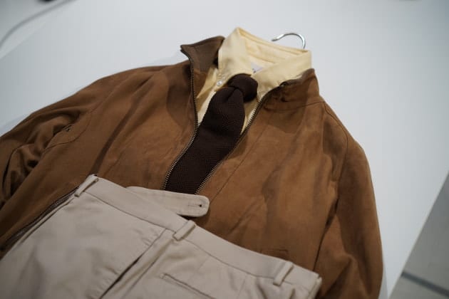 残り2日 完売品 洗練された傑作極上スエードボンバージャケット チンクアンタ 21180441837_C_3.jpg