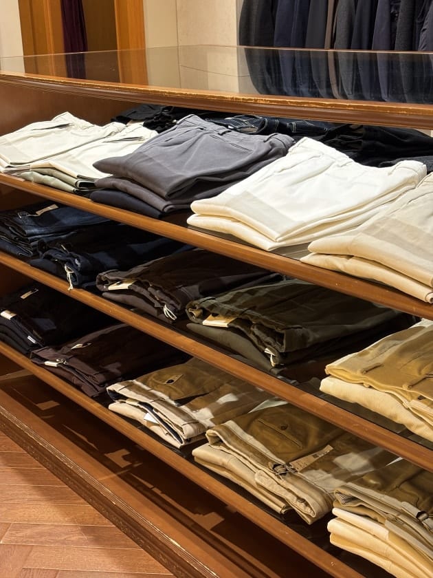 ＜BRIGLIA 1949＞COTTON TWILL PANTS