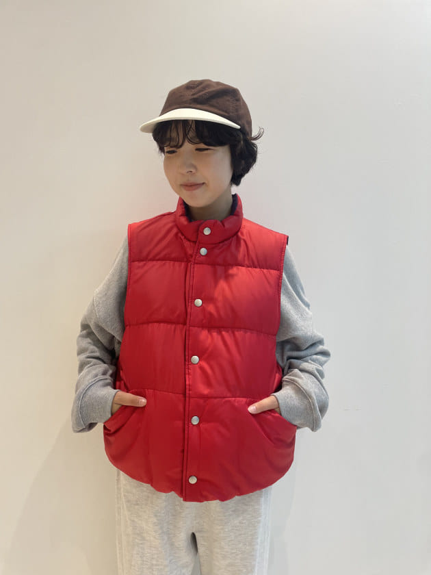 カラーが魅力！リバーシブルダウンベスト☺︎｜ビームス ボーイ 原宿
