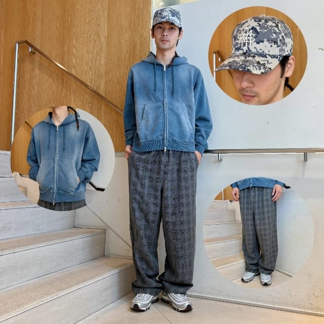 【ご紹介させて下さい。BEAMSオリジナルアイテムで楽しむ！秋冬のネイビー×チェック ストリートスタイル】