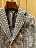 〈TAGLIATORE 〉スタッフ佐藤別注？な配色のグレンチェックジャケット。