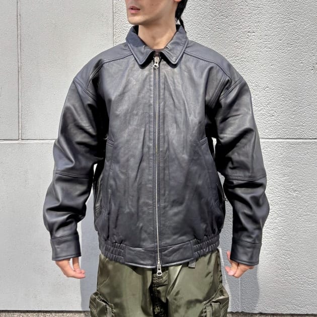 ご紹介させて下さい。秋冬の主役、シープレザーブルゾンスタイル