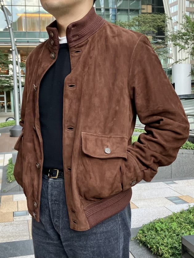 CINQUANTA BEAMS F別注 バルスター　ドライビングブルゾン　44 CINQUANTA BEAMS F別注 バルスタードライビングブルゾン44