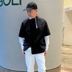 【おすすめ】ダブルジップ 半袖ピステ