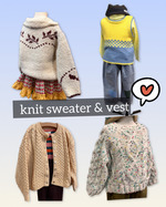 おうちでも洗える【セーター・ベスト】で冬支度