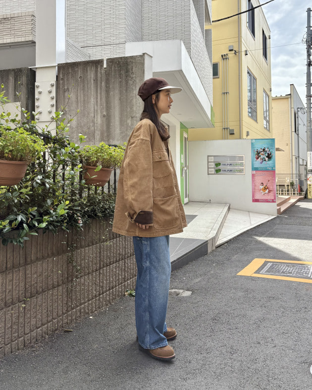 A*ず様 orslow xビームス別注　カーハート風　カバーオール　サイズ2 美 A*ず様 orslow xビームス別注 カーハート風 カバーオール サイズ2 美