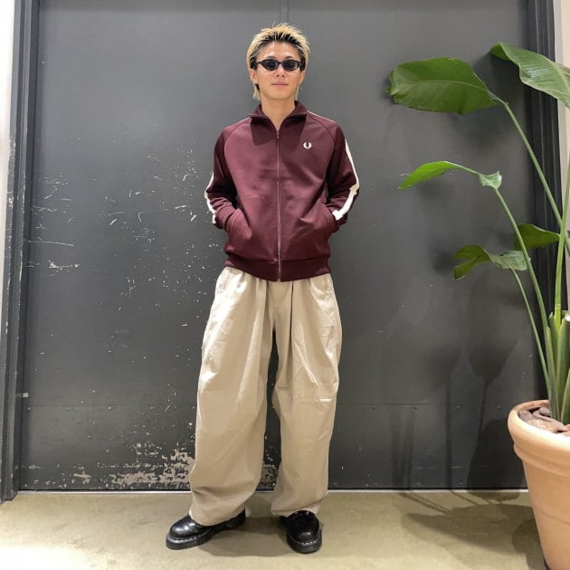 別注〕FRED PERRY / トラックジャケット サイズ比較