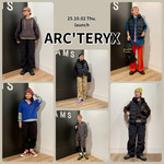 要CHECK！〈 ARC'TERYX 〉発売開始！