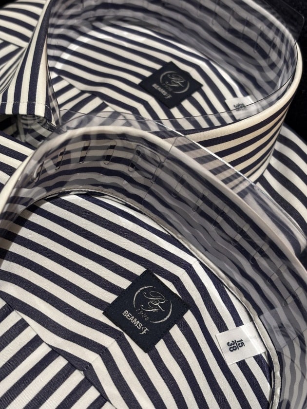 ＜BEAMS F＞STRIPE SHIRTS
