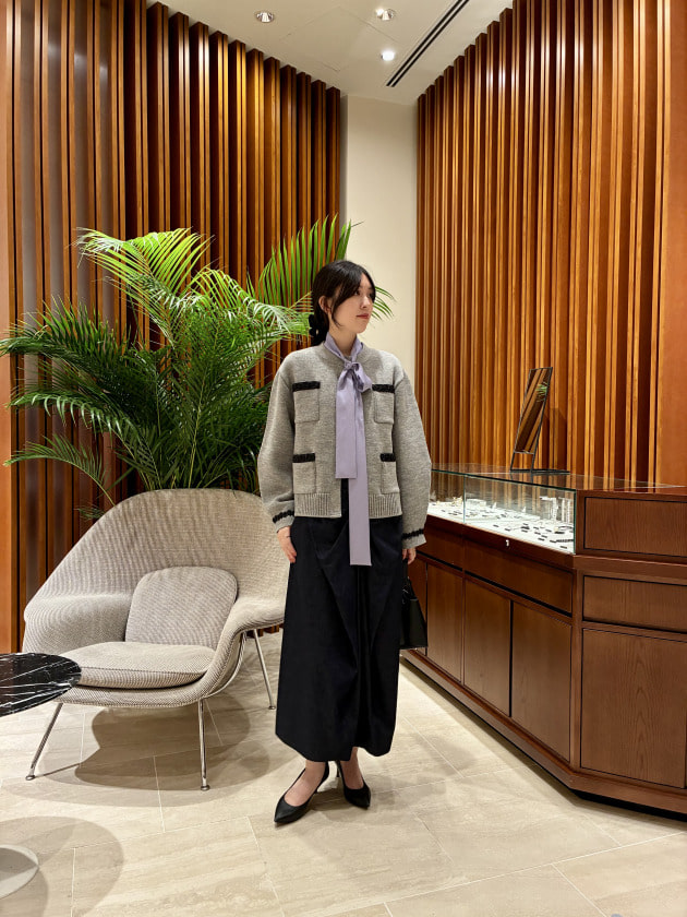 お値下げ！EFFE BEAMS トリムツイードジャケット　38 EFFE BEAMS』秋のおすすめスタイリングのご紹介いたします
