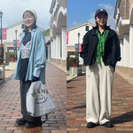 150cmアラサー女子の秋羽織コーデ｜シャツ×軽アウターでつくる大人カジュアル