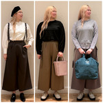 【秋コーデ】サスペンダー付きハイウエストパンツ全色着回し3選