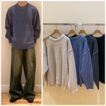 【2025秋冬新作】ゆったりなのに品がある！ビッグクルーネックニット