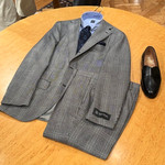 NEW ARRIVAL＜DORMEUIL＞グレンプレイドスーツ