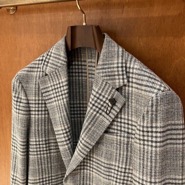 Belvest ウールグレンチェックジャケット44 7R グレンチェックウール ジャケット(ジャケット)｜Paul Stuart