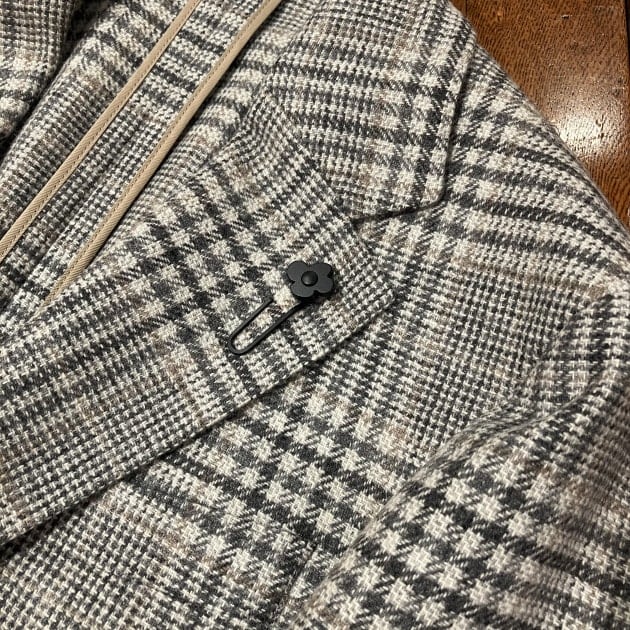 LARDINI＞ウールカシミヤ グレンチェックジャケット｜ビームス