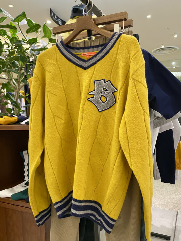 BEAMSゴルフ ニット BEAMS GOLF（ビームス ゴルフ）〈MEN〉ORANGE LABEL / NYロゴ 総