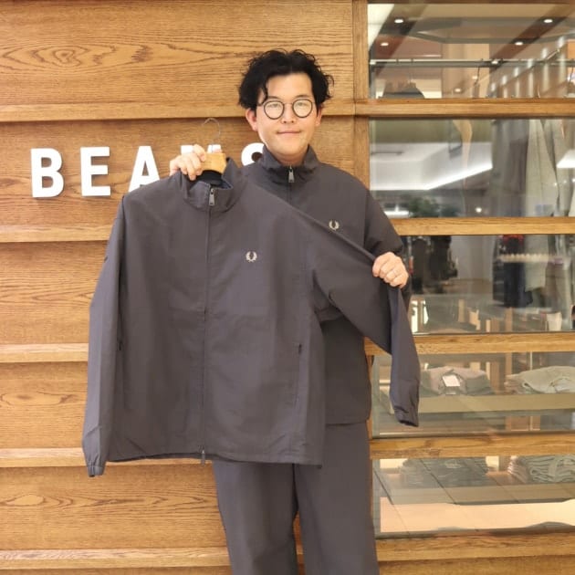 BEAMS × Fred Perry シェルジャケット パンツ 上下M 本日発売!人気アイテムに新色登場!!【別注 FRED PERRY