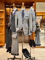 ＜BEAMS F＞シャークスキンスーツスタイル