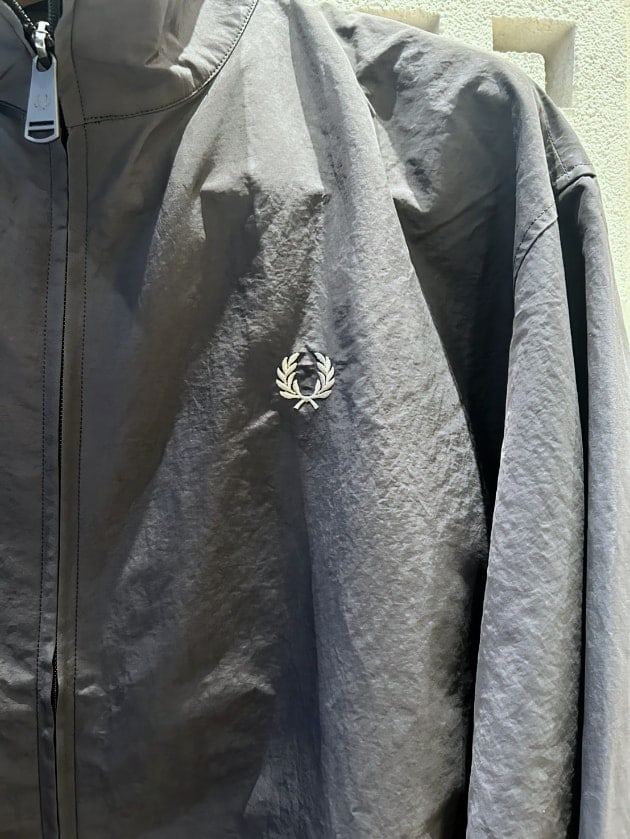 FRED PERRY × BEAMS グレー ジャケット Lサイズ BEAMS（ビームス）【別注】FRED PERRY / SHELL JACKET（ブルゾン
