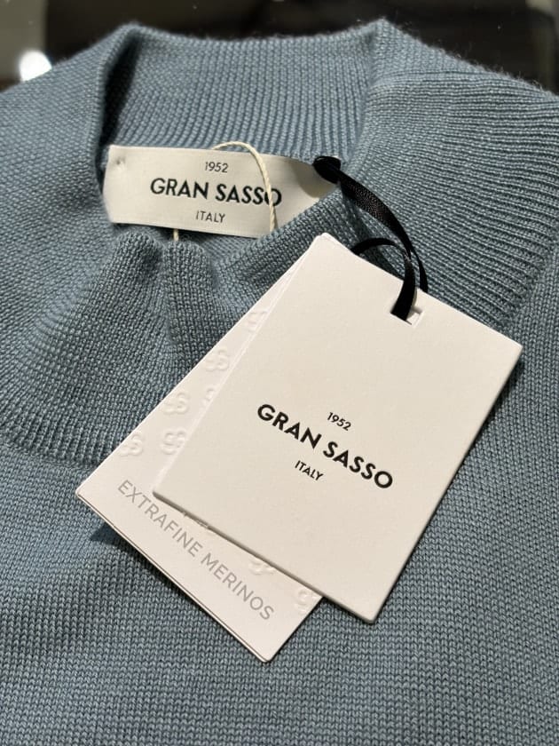 ＜GRAN SASSO＞12GAUGE MOCK-NECK