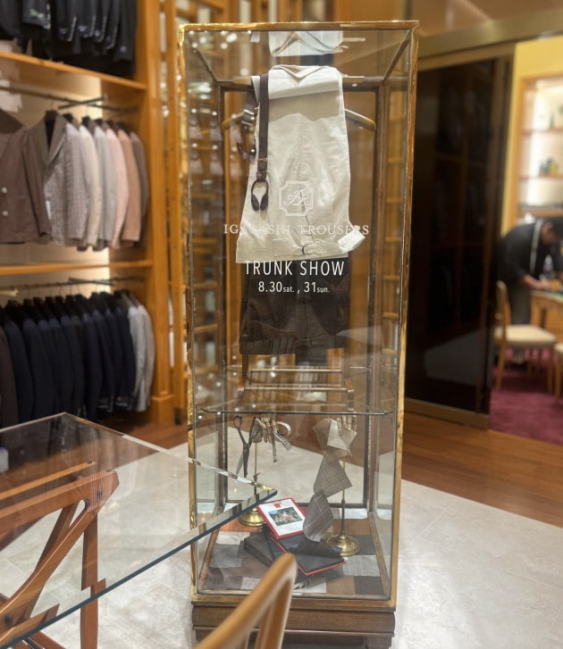 【初の〈IGARASHI TROUSERS〉のオーダー会へ】