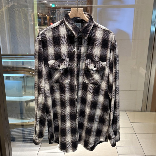 DAIRIKU BEAMS別注　ダメージ加工チェックシャツ L DAIRIKUへ別注 BEAMSからヴィンテージ風新作アイテム発売