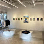 Shuto Okayasu ART EXHIBITION “Theme of after the rain”設営風景