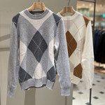 ＜GRAN SASSO＞アーガイルニット