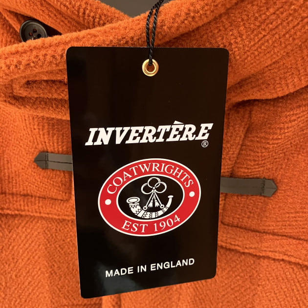 ＜INVERTERE＞ヘリンボーン ダッフルコート