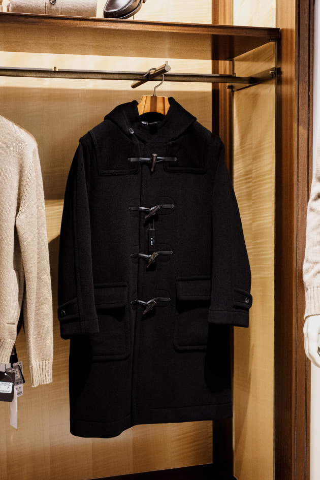 BEAMS F 【別注】INVERTERE / ヘリンボーン ダッフルコート BEAMS F（ビームスF）【別注】INVERTERE / ヘリンボーン