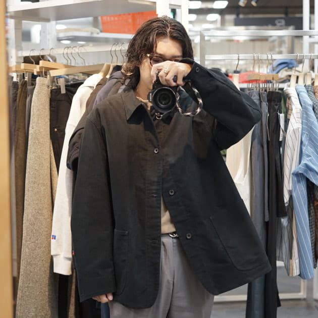 *A VONTADE アボンタージ モールスキン ジャケット ブラックフェード A VONTADE（アボンタージ）＞憧れのモールスキン｜BEAMS F（ビームスF