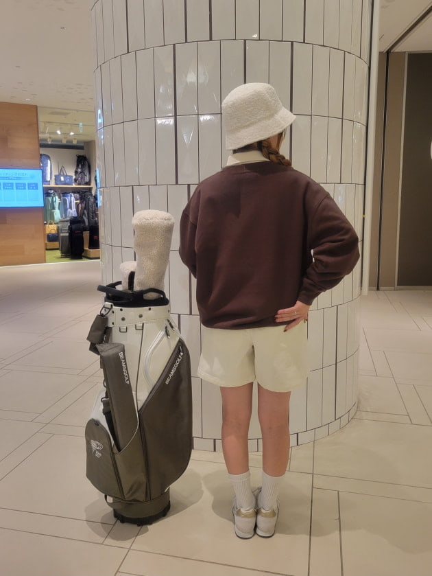 【美品】 BEAMS GOLF レディース シャールカラー裏ボア ジャケット L BEAMS GOLF（ビームス ゴルフ）のレディースのその他トップス通販