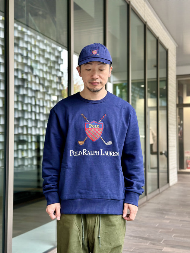 ビームス別注　ポロラルフローレン　スウェットシャツ　Mサイズ　キャップ　セット BEAMS（ビームス）〈MENS〉【別注】POLO RALPH LAUREN / CAP