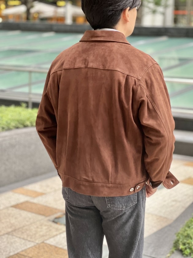 CINQUANTA〉アップデートした2nd型スエードトラッカージャケットを