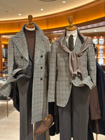 六本木ヒルズ限定＜TAGLIATORE＞グレンチェックコート