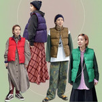 【リバーシブルダウンベストで着回しコーデ紹介☆】