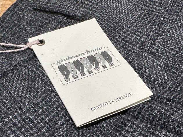 ＜giabsarchivio（ジャブスアルキヴィオ）＞遊びの効いたグレンチェック