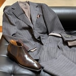 Knit suiting ~モックネック~