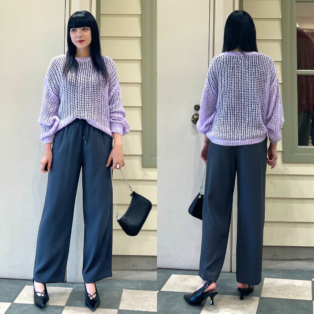 【B:MING by BEAMS】ラメニットで作る抜け感スタイル♡